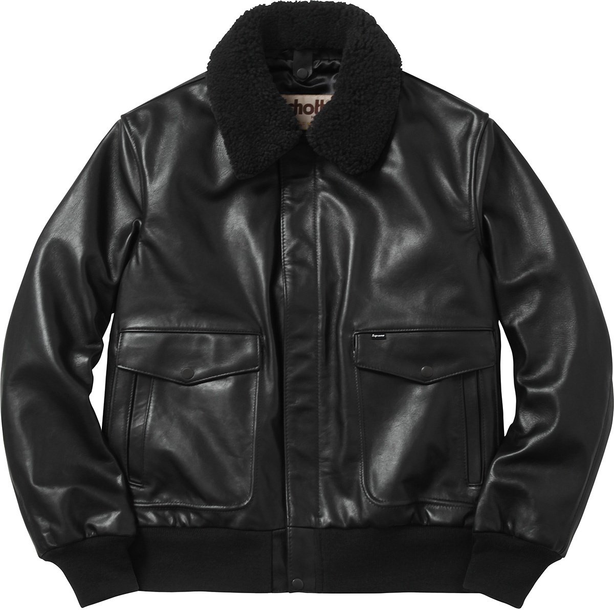 Supreme®/Schott® Leather A-2 Flight Jacket view 6